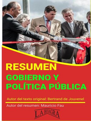 cover image of Resumen de Gobierno y Política Pública de Bertrand de Jouvenel